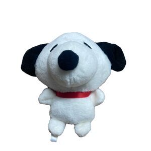 Hallmark Small Stars Peanuts Snoop Plush Ornament 4.5"  Hanger removed
